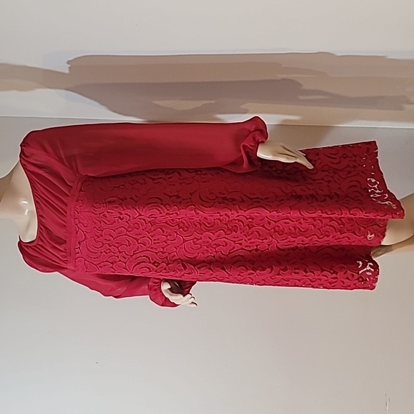 Anthroplogie - Taylor ~ Red Lace Dress - Picture 9 of 15